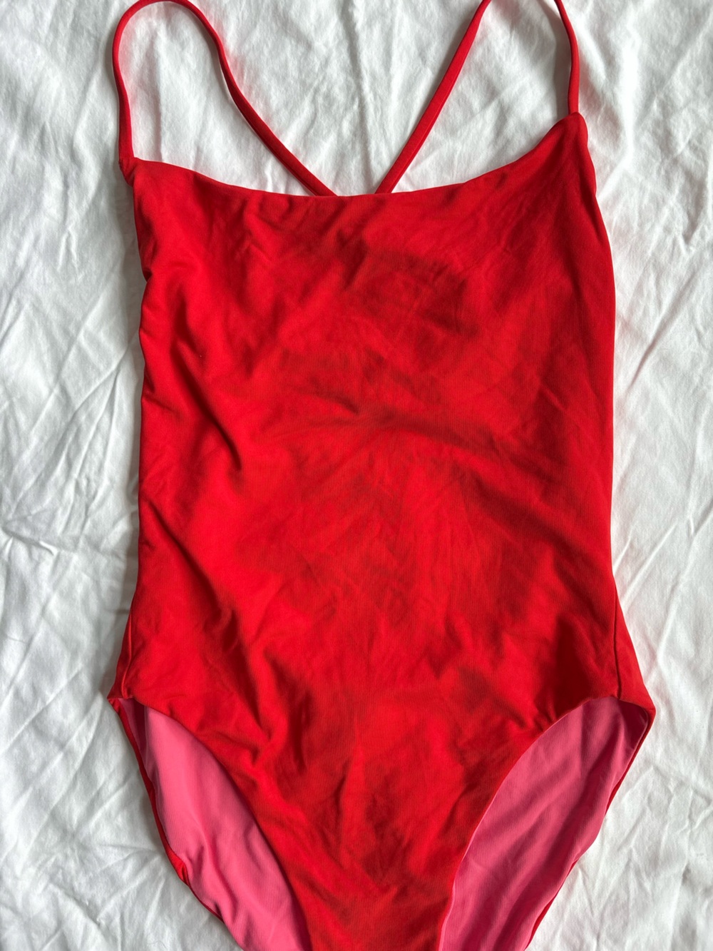 J. Crew Women’s Red Bathing Suit - Picture 3 of 7